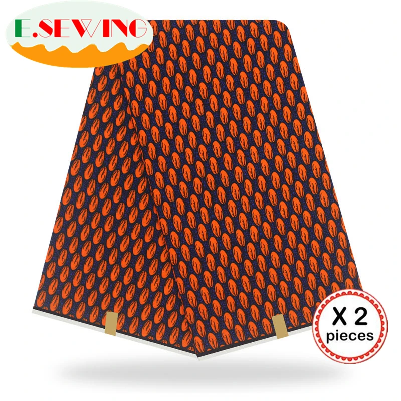 Африканская восковая ткань с принтом Анкара для шитья Анкара африканская ткань 12 ярдов нигерийская хлопковая ткань Гана для платья 90124