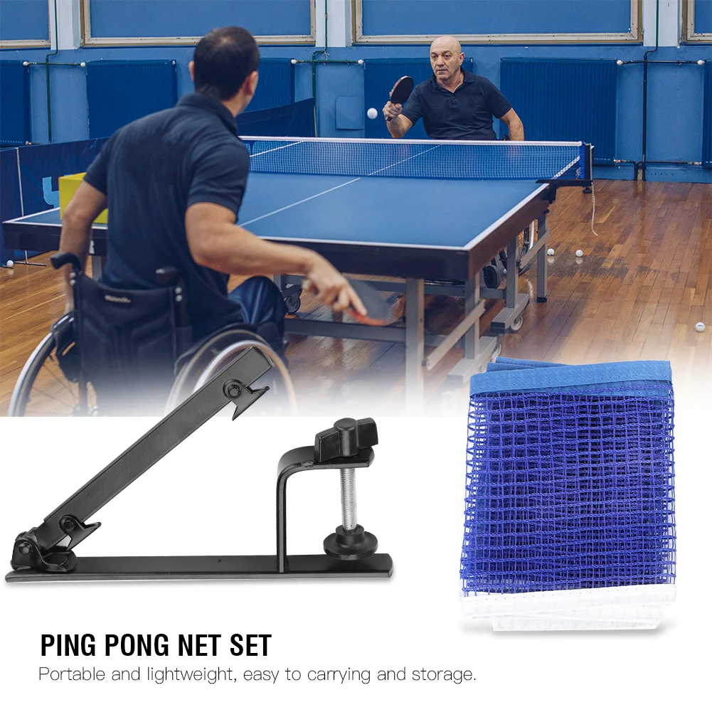 Free Shipping Professional Metal Table Tennis Table Net Ping Pong Table Net Portable Table Tennis Net With Metal Clamp Posts