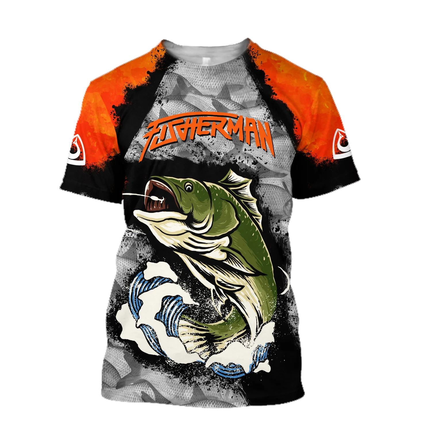 Heißer Verkauf t hemd Crappie Angeln camo Muster 3D Gedruckt Herren Sommer Oansatz kurzarm Unisex Casual sport T-shirt 13 stile – Detail 13