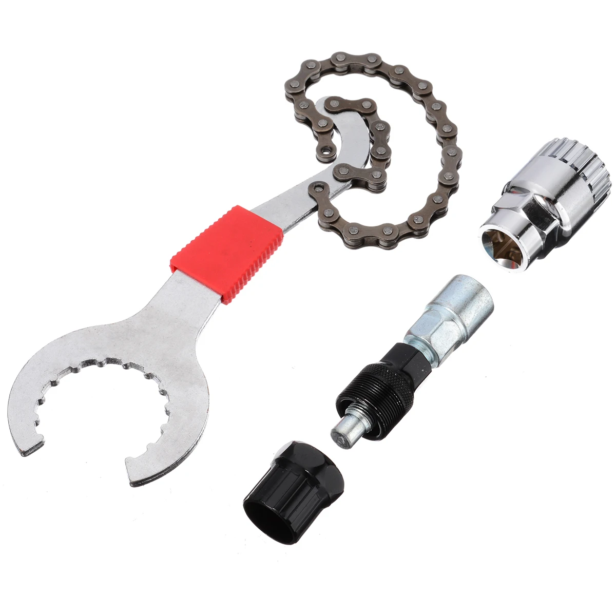 

4 in 1 Bicycle Repair Tools Sprocket Crank Puller Bike Pedals Extractor Tools for All Types of Square Bottomed Bottom Bracket