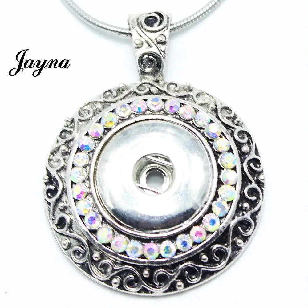 Hot Sale 18mm Jewelry Cross pendant snaps necklace pendant fit 18/20mm