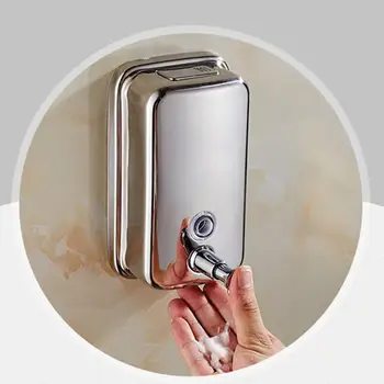 

Liquid Soap Dispenser Wall Mount 1000ml Bathroom Accessories Plastic Detergent Shampoo Dispensers Hand Kitchen Soap Bottle