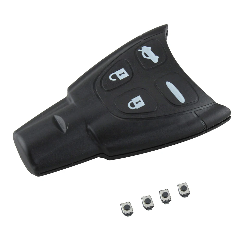 4 Button Auto Car Remote Key Case Cover For SAAB 93 95 9-3 9-5