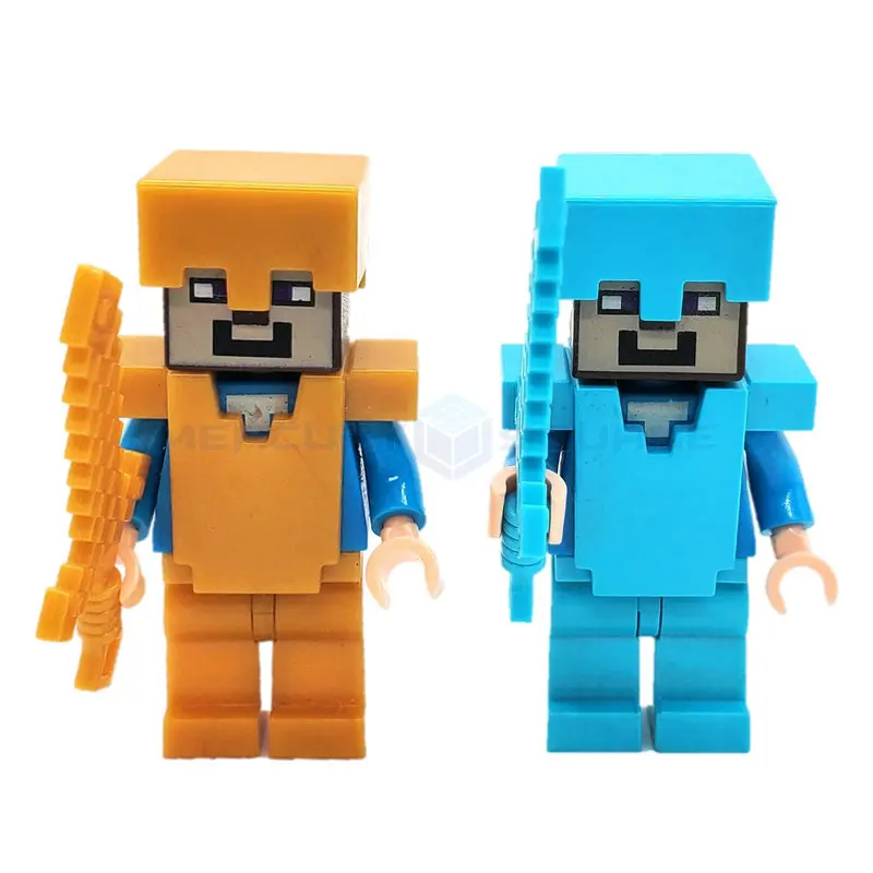 HOT Golden Armor Diamond Steves Building Blocks Action Figures Bicks Toys Set Gifts For Kids HOT Golden Armor Diamond Steves Building Blocks Action Figures Bicks Toys Set Gifts For Kids