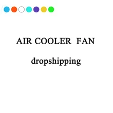 Mini Portable Air Cooler Fan Humidifier Purifier Air Conditioner 7 Colors Light Desktop Air Cooler Fan for Office Home USB