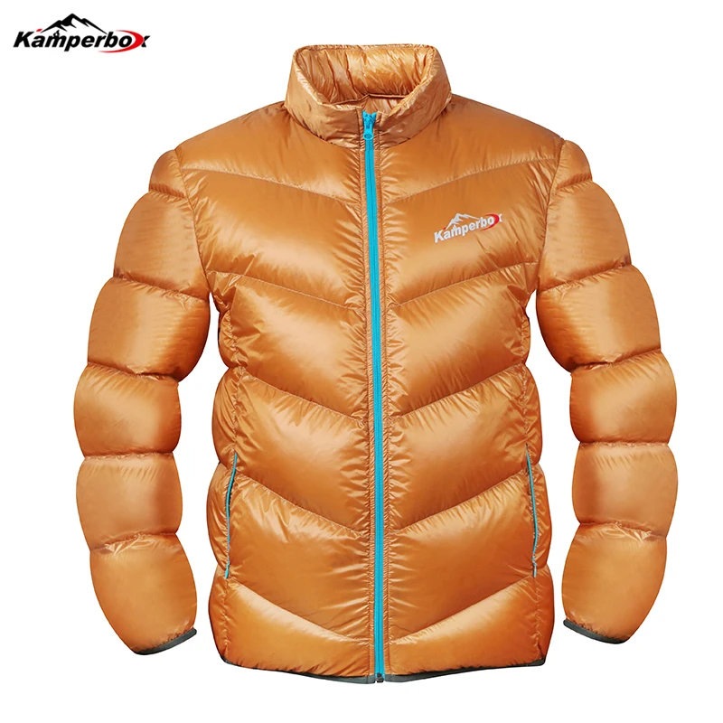 Men Goose Down jacket Thermal jacket down men's camping equipment 20inch Kamperbox Down Jacket down jackets camping jacket