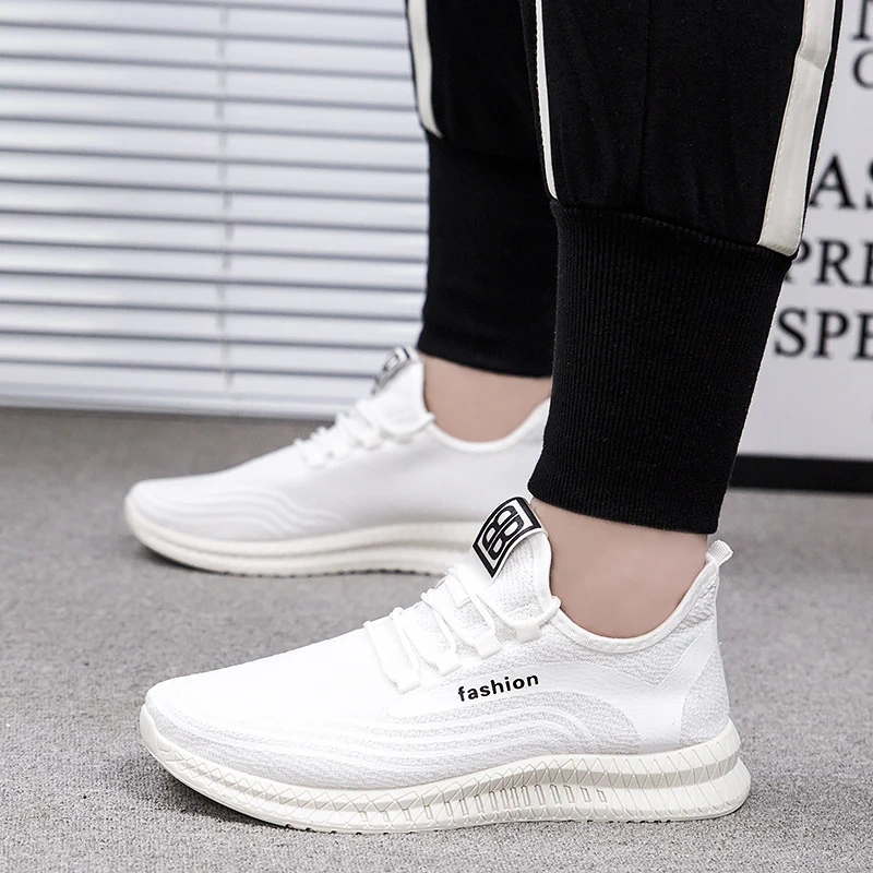 

Man's shoe casual man sneakers breathable comfy male footwear antiskid spring man mesh shoes outdoors trainers