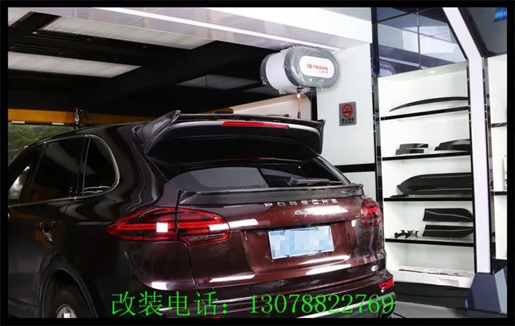 Fit for Porsche 15-17 958 Cayenne refit the tail fin of the top fin spoiler wing tail
