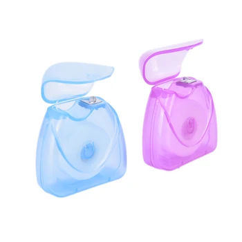 

50M Micro Wax Pepermunt Smaak Tandheelkundige Bleken Rager Tanden Stick Tandenstokers Floss Pick Mondhygiëne Schoon Draad