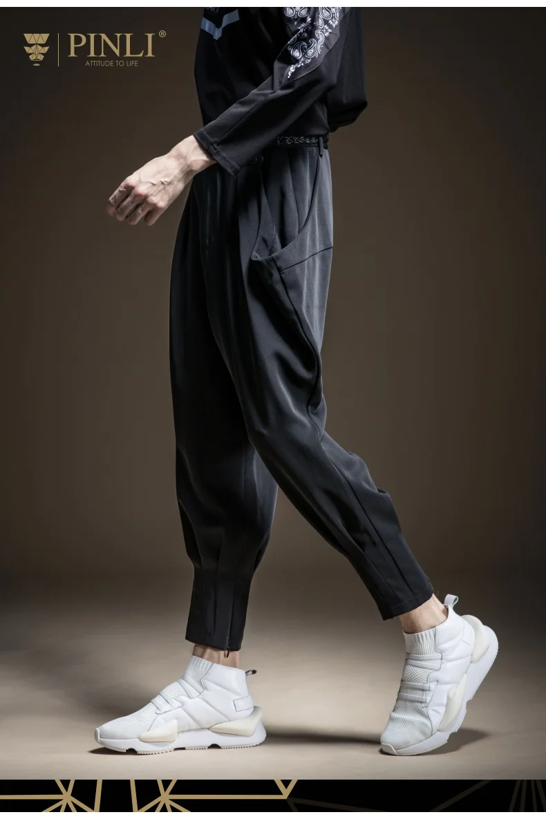Jogger Top Polyester Tactical Pants Pinli Fall New Men's Loose Hallen Trousers Short-legged Leisure Pants Tide B193317187