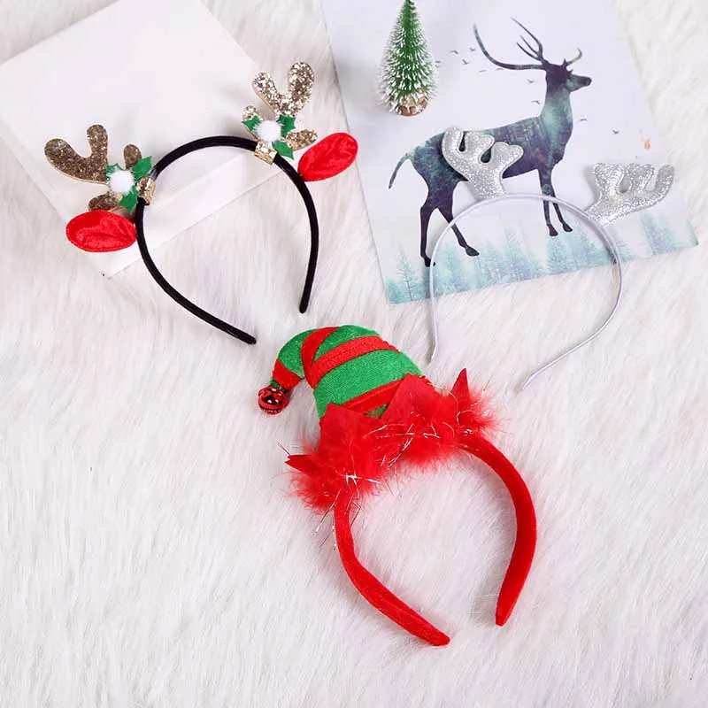 2019 Рождественское украшение для взрослых и детей Рождественская повязка на