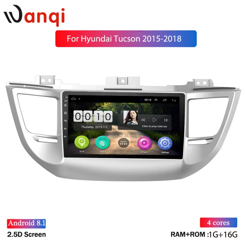 

9 inch android 8.1 For Hyundai Tucson 2015-2018 Track-Mage Auto vehicle car multimedia GPS navigation system