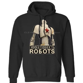 

CCCP SOVIET PROPAGANDA USSR Russia Russian HAMMER & SICKLE ROBOT Mens Unisex (Womens) Winter Hoodies Sweatshirts Free Shipping