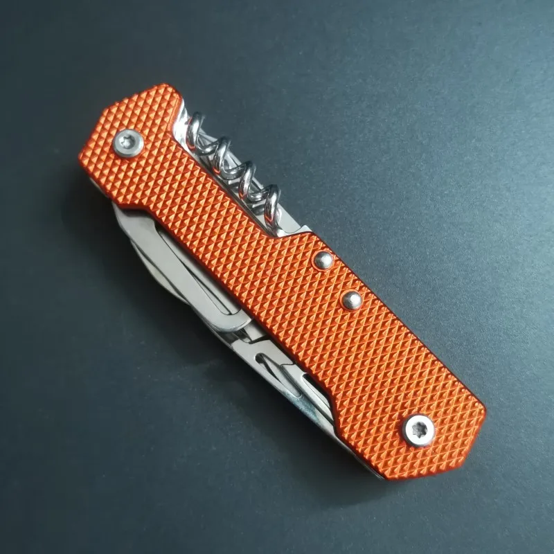 Functional Swiss 91mm Folding Knife Stainless Steel Multi Tool Army Knives Pocket Hunting Outdoor Camping Survival Knives