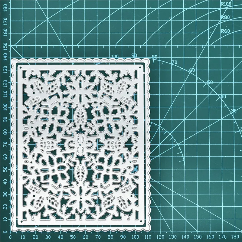 

Eastshape Flower Frame Metal Cutting Dies New 2019 Lace Background Stencil for DIY Scrapbooking Paper/photo Cards Embossing Dies
