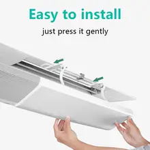 Домашняя регулируемая крышка для кондиционера лобовое стекло кондиционер перегородка щит ветровой направляющий месяц прямой анти-Ветер щит