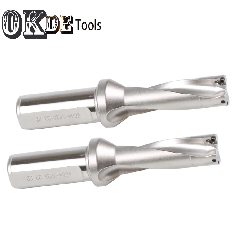 high quality 3D 40.5mm- 59.5mm shallow Power WCMX insert indexable drills WC U drills triangle coolant drilling