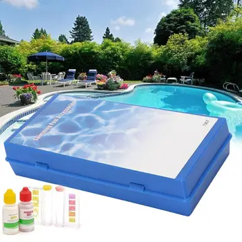 

Portable Practical PH Chlorine Accessories Tools Home Test Reagent Kit Hydroponics Testing Swimming Pool Hydrotool Quality S0T6