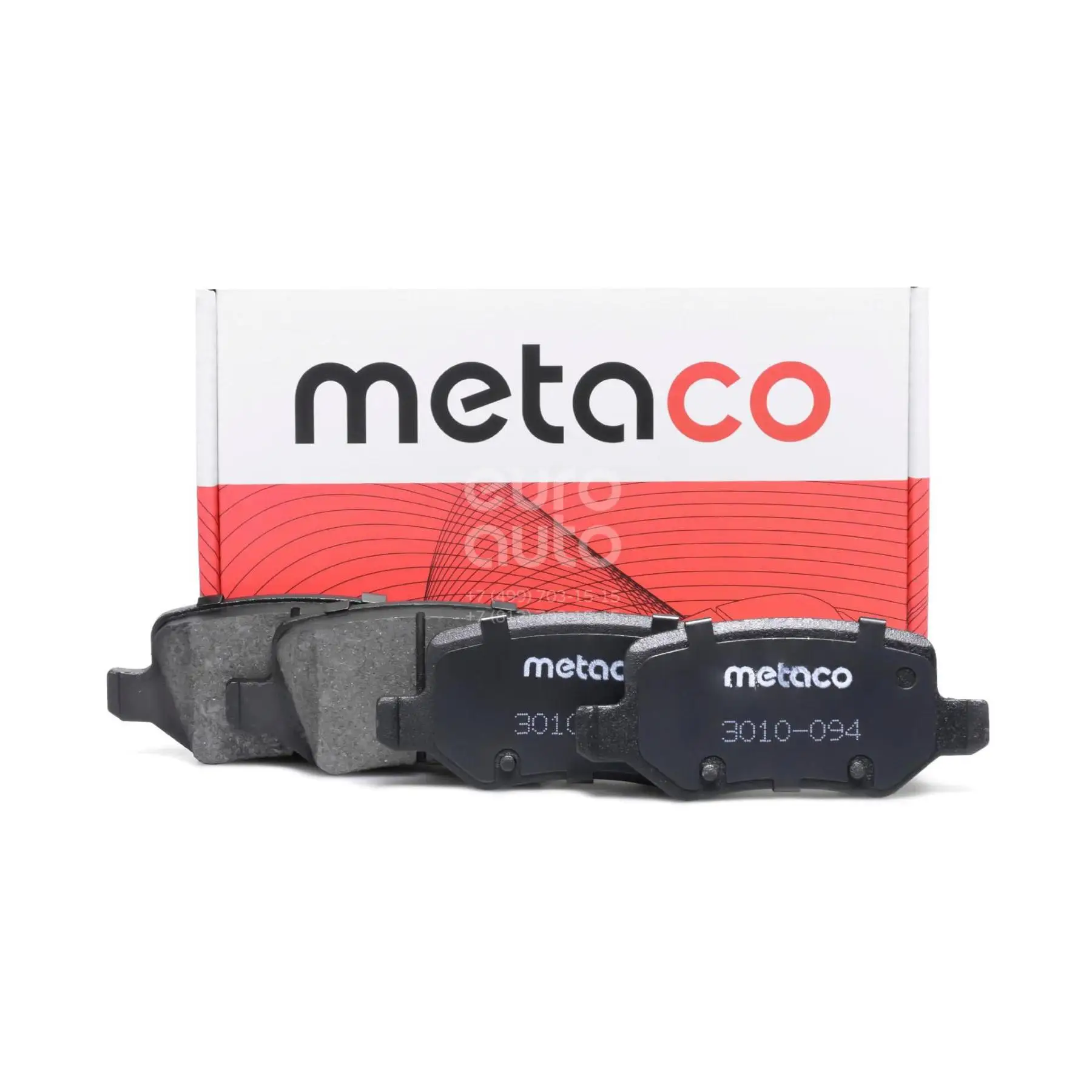 Metaco Колодки тормозные задние дисковые к-кт 3010-094