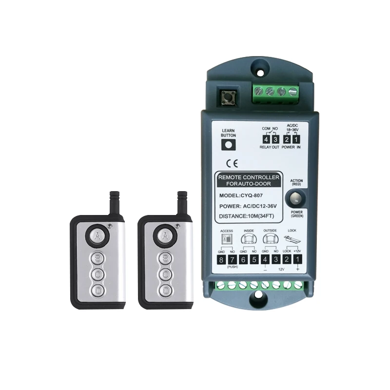 Universal Automatic Photoelectric Beam Sensor Door With Remote Control