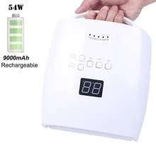 Встроенная батарея перезаряжаемая лампа для ногтей беспроводной Гель-лак Сушилка Гель-лак отверждаемый светильник инструмент для маникюра Светодиодный лампа для дизайна ногтей