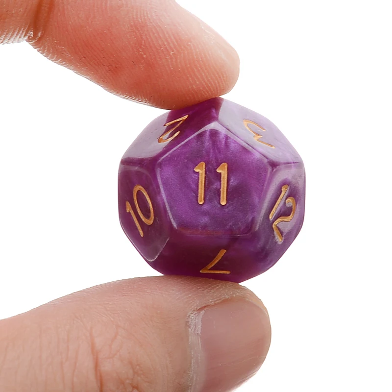 3pcs 2.5*2.5cm Pearl 12-sided Astrology Zodiac Signs Dice For Constellation Divination Toys For Astrologers Magical Tools