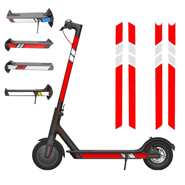 autocollant réfléchissant trottinette électrique visibilité sécurité