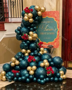 

Arch 1 Kit DIY Chrome Gold Double Duck Blue Latex s for Birthday Wedding Baby Shower Graduation Party Decor