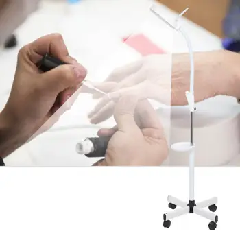

Manicure Vacuum Cleaner Adjustable LED Tattoo Lamp Nail Art Lamp Omni-Directional Wheel Cold Light Magnifier Nails Accessoires