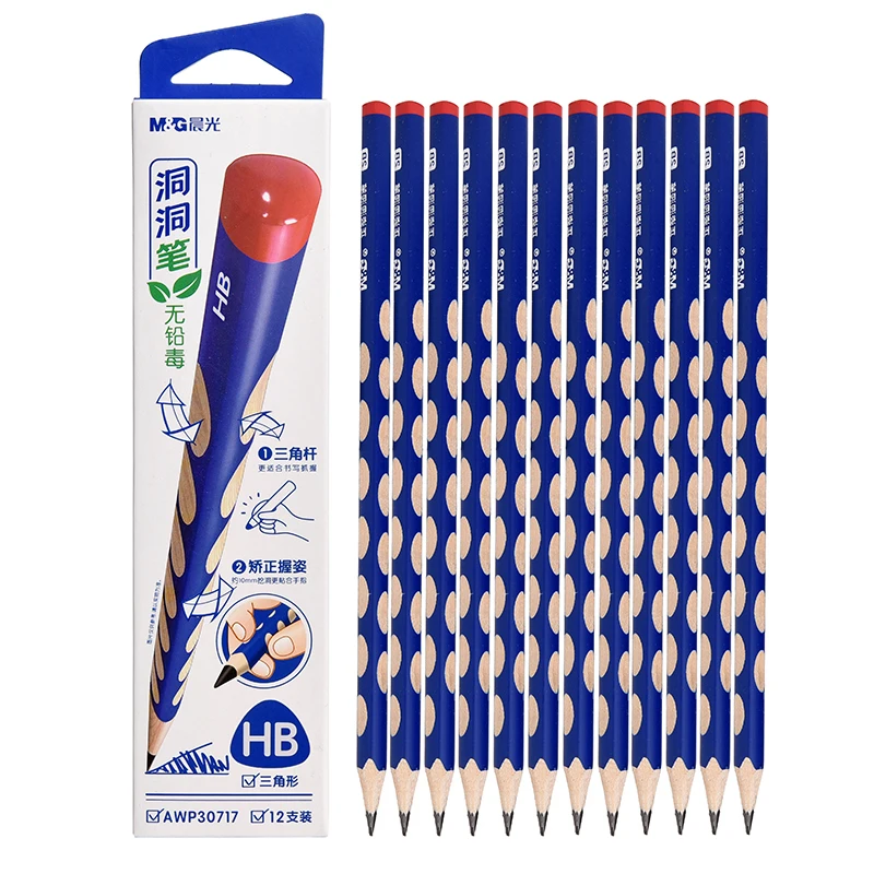 12Pcs Hb 2B Matite Atossiche Pratica Correttiva Per Bambini Calligrafia Studente Schizzo Matita Di Legno Cancelleria Per Ufficio 05882
