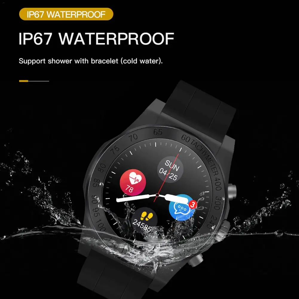 Touch Screen Smart Watch Fitness Tracker Sports Watch Heart Rate Monitoring Waterproof Relogio Inteligente Relojes Mujer 2019