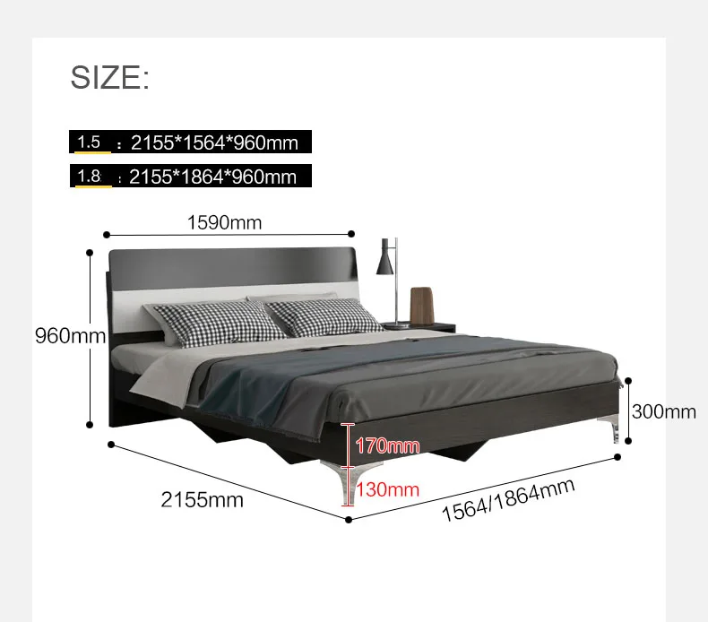 Rama Dymasty Bed frame Modern Beds with box Home Bedroom Furniture camas lit muebles de dormitorio yatak mobilya quarto bett