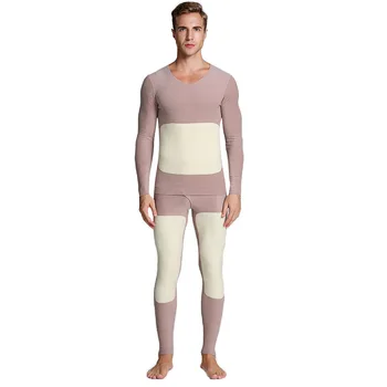 

Velvet Men Thermal Underwear Set Heated Long Johns Winter Inner Wear Thermo Shirts Long Underpants Thermal Bodysuit Suit