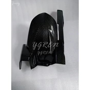 

For Kawasaki Ninja 400 2018 Real 3K Carbon Fiber Rear Tire Fender Mudguard with Chain Guard Cover
