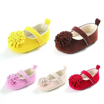 

Girl Shoes Autumn Flower Baby Shoes Baby Girl Flower Anti-Slip Casual Sneakers Toddler Soft Soled Walking Shoes