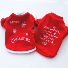 Зимняя плюшевая одежда с рождественским принтом для домашних собак, топ с длинными рукавами для домашних животных, семейные аксессуары для дома, фестиваля@ 5