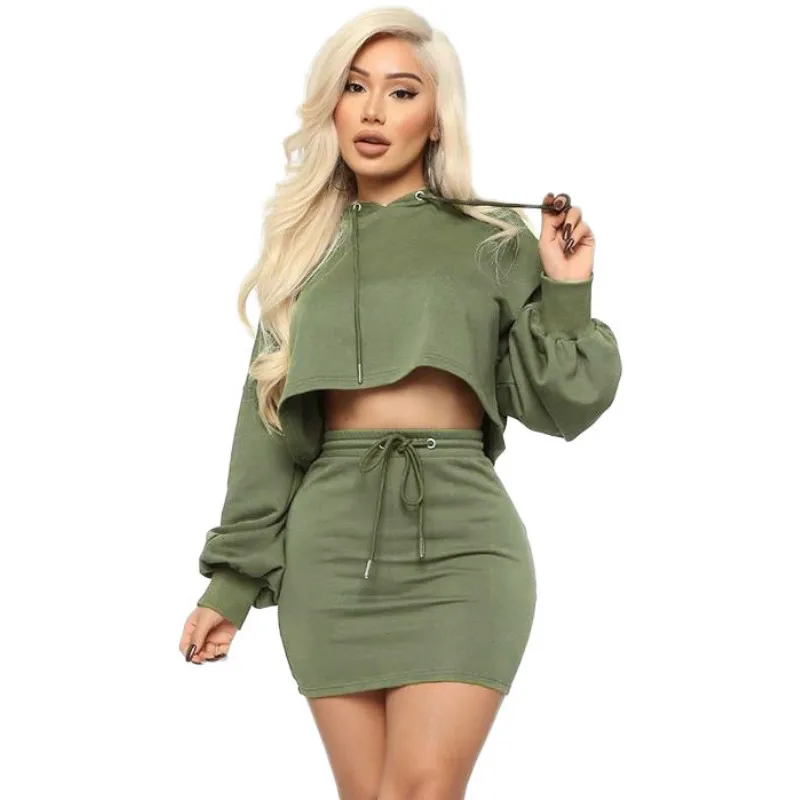 Honey GD Womens Hooded Solid Cropped 