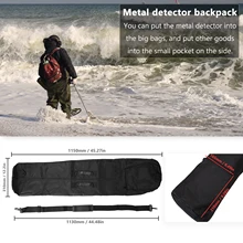 Metal Detector Backpack Accessory for Metal Finder Handheld Straps Two Way Large Capacity Wear Resisting Bag