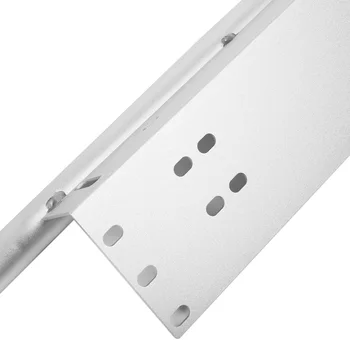 

1x 23'' Chrome Car Front Bumper Working Lights License Plate Holder Bracket