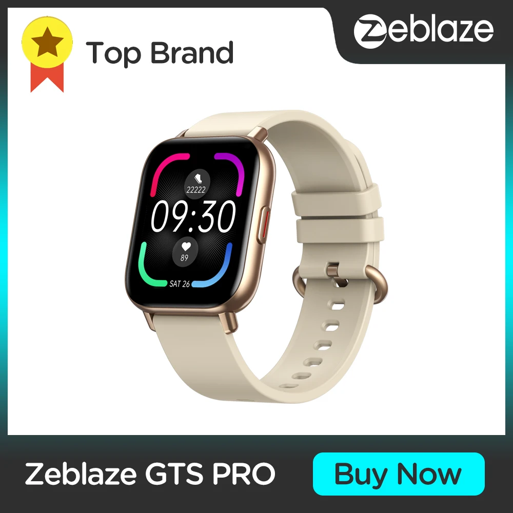 Смарт-часы Zeblaze GTS PRO с пульсометром датчиком насыщения крови кислородом 20 +