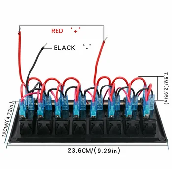 

Electric+Circuit Circuit Breaker Waterproof Breaker Plastic LED Marine