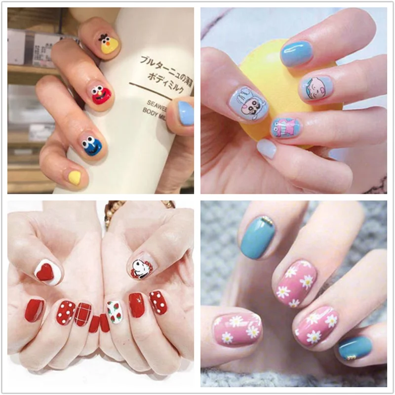 

3D Nail Sticker Cartoon Gold foil Fashion DIY Waterproof Nail Art Manicure