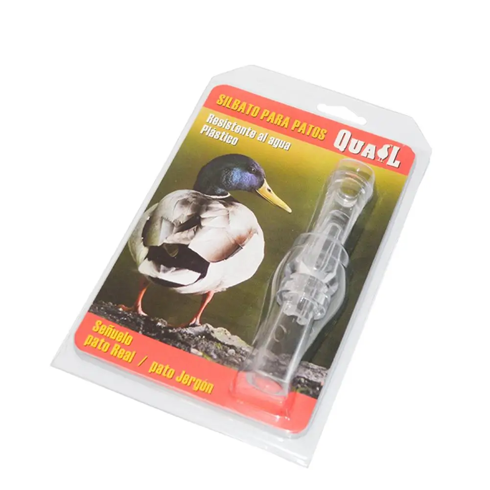 

1pc Transparent PVC Outdoor Hunting Whistle Wild Duck Seduce Whistle Duck Mallard Calls