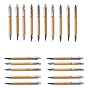 

Ballpoint Pen Set Bamboo and Wood Writing Tools, Blue Refill (60 Pieces)