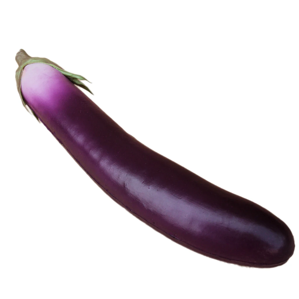 Realistic Eggplant Artificial Plastic Fake Vegetable Simulation Foods pretend food toys