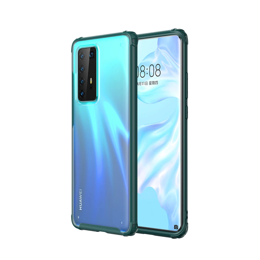 For Huawei P40 Pro Case Armor Style Phone Back TPU + PC Hybrid Cover Shockproof Anti-scratch Protective Shell Bag Coque |