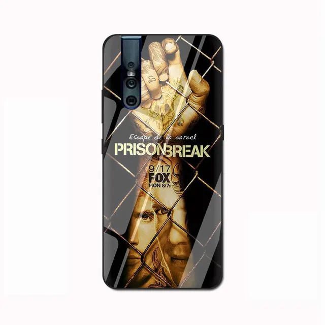 Ewau Prison Break Tempered Glass Phone Case For Vivo V9 Y85 Y89
