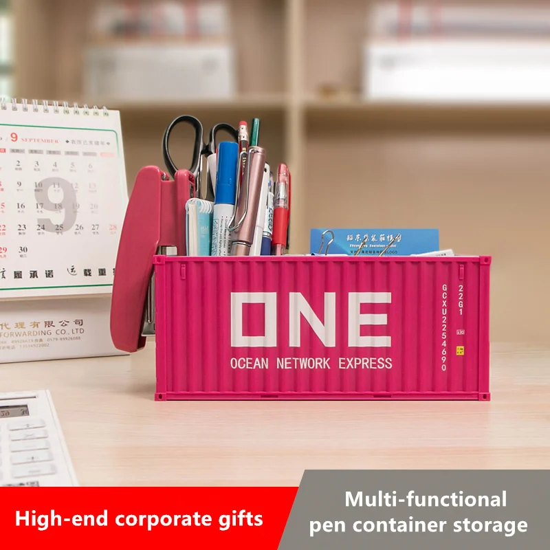 

1:30 ONE MAERSK cosco model of the container Pen boxes Model of container Card holder Office supplies Can be customized