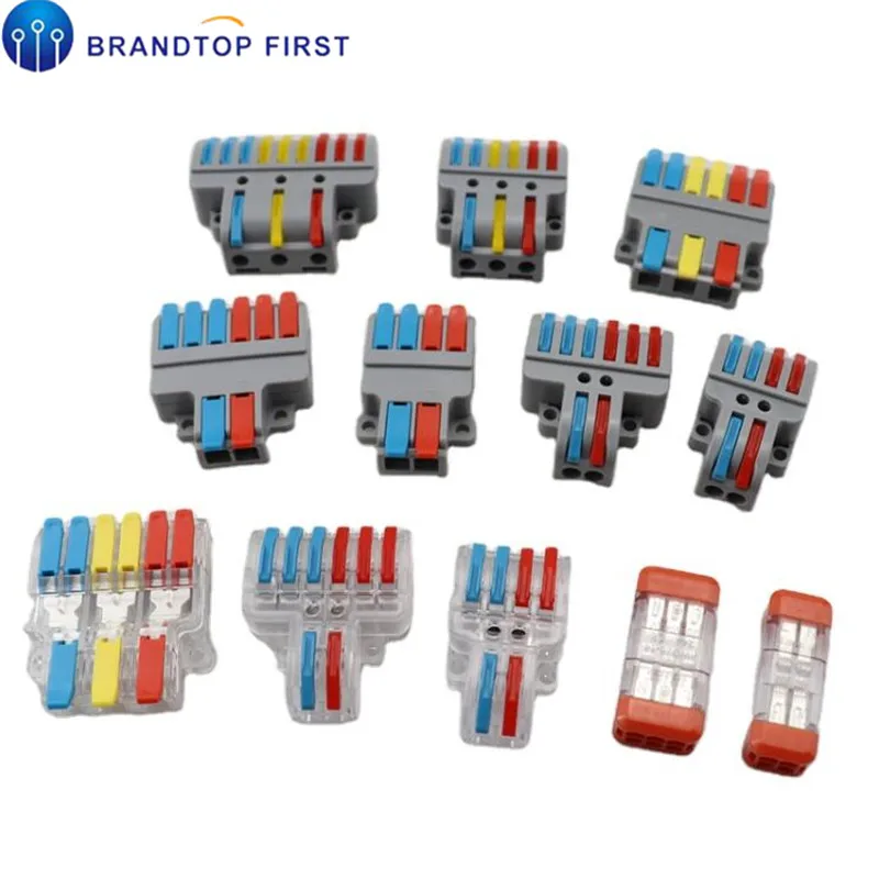 Mini Quick Fast Wire Connector Universal Wiring Cable Push-in Conductor Terminal Block LT-422 633 623 933 | Обустройство дома
