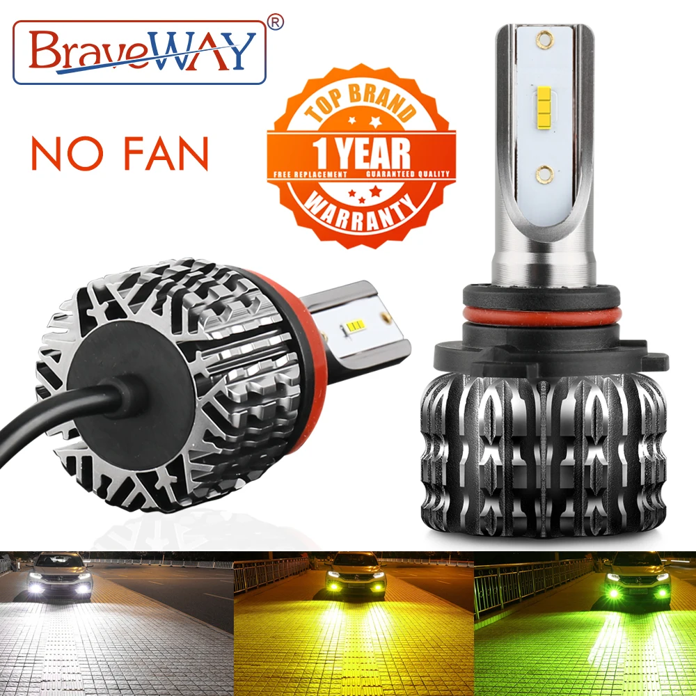 Fanless 10000LM 12V LED Bulbs for Car Motorcycle H4 H7 H1 H3 H8 H11 HB3 HB4 9006 H27 Fog Lamps H3 LED Headlight Auto Led Car Lights Led Lights Led Bulbs Led Headlights Led Car Headlights Car Headlamps